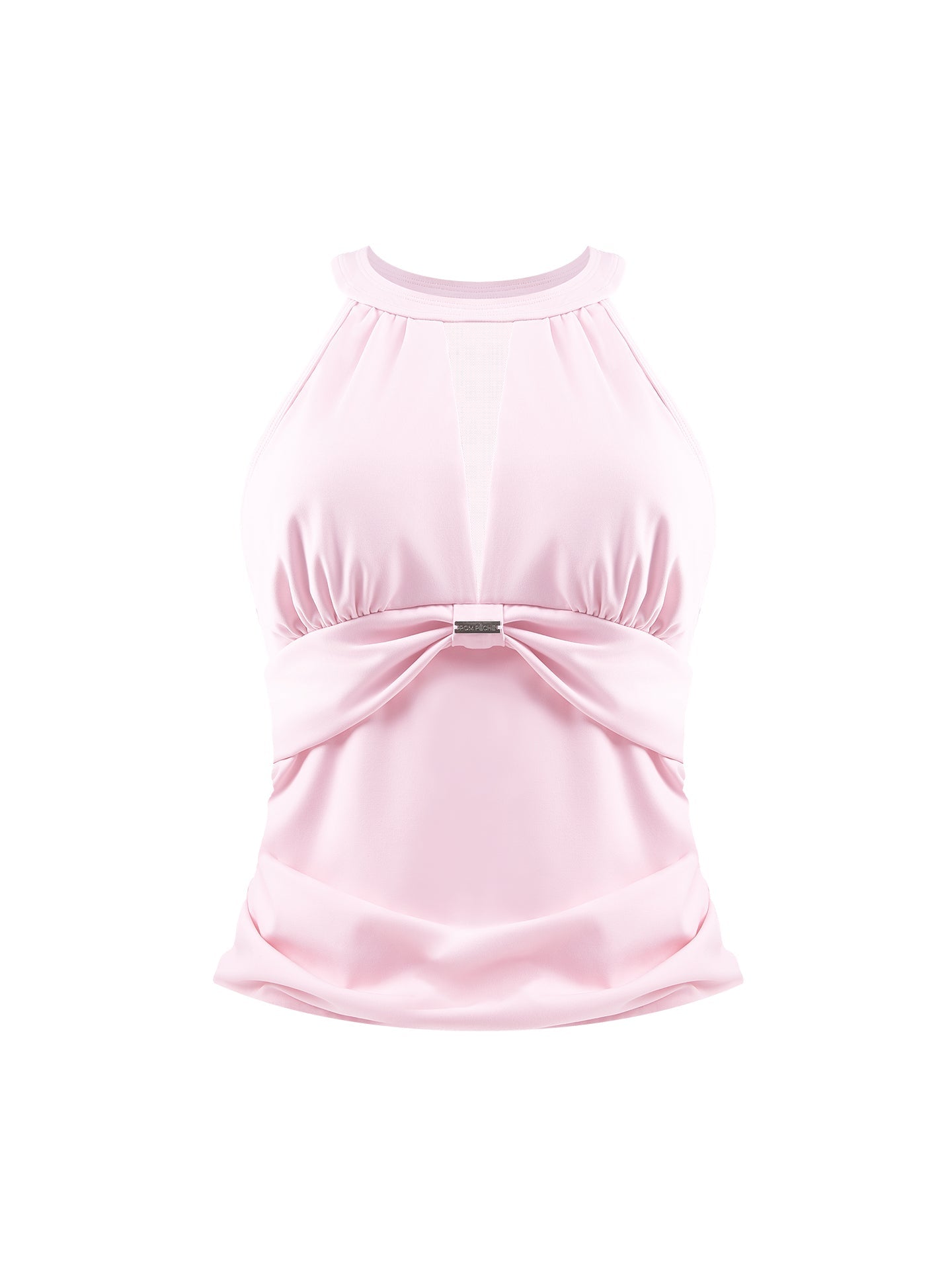 AMELIA Camiseta sin mangas con cuello halter - Rosa flor de cerezo