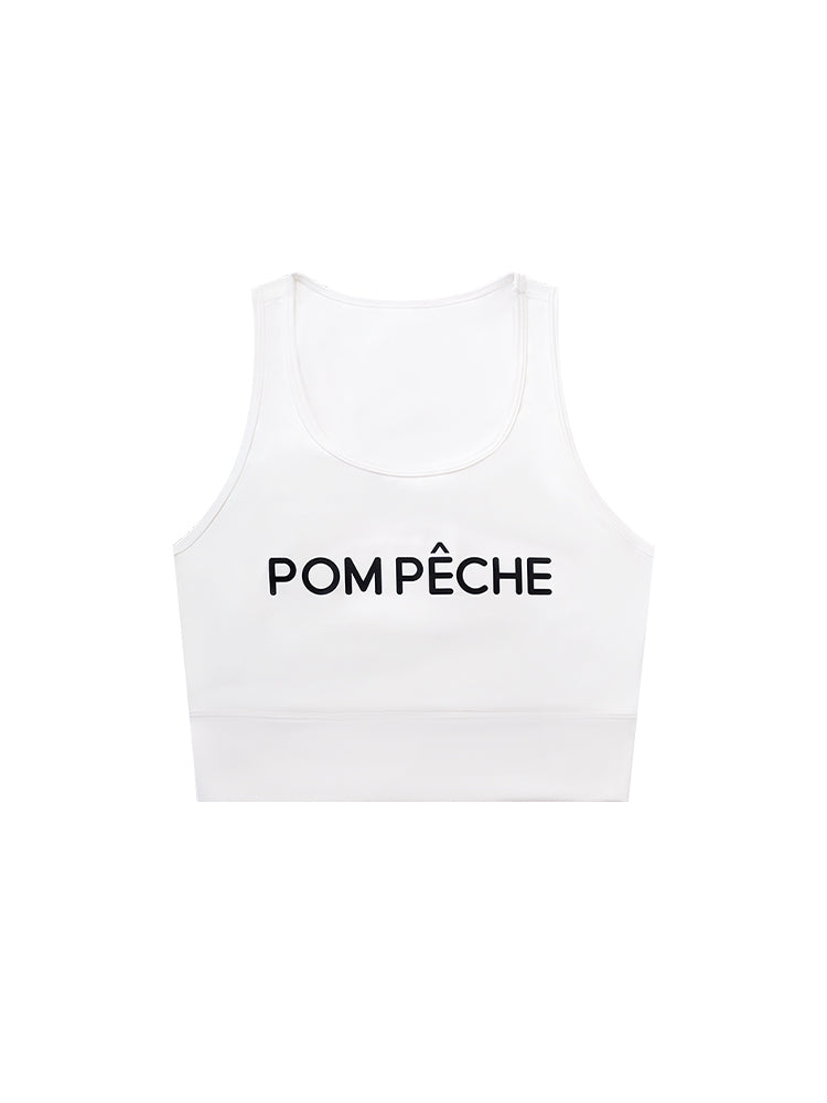 Carina cuello U Tank Top Blanco