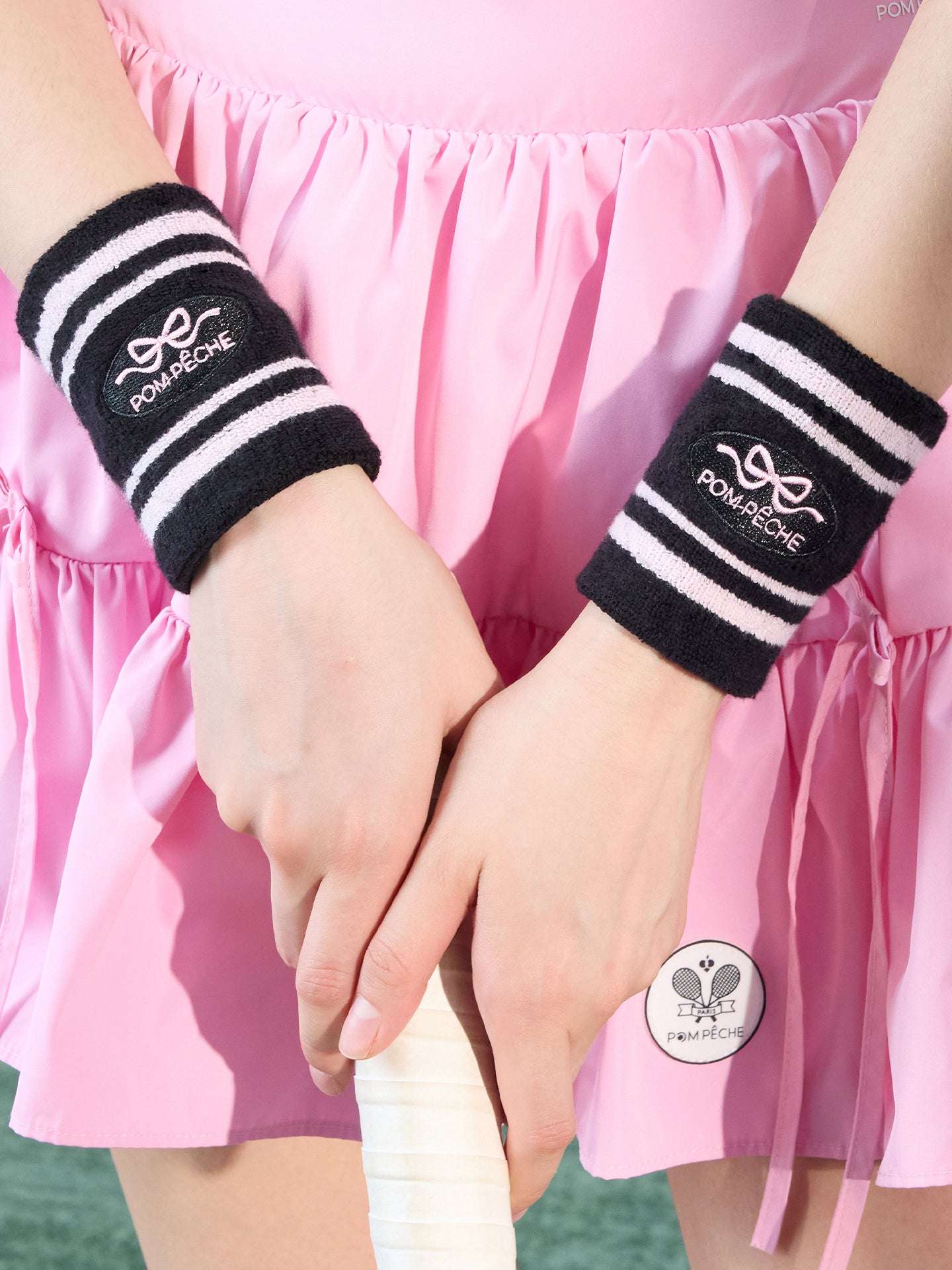 Black Bow Wristband