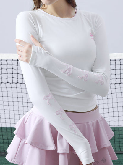 BRINLEY Camiseta de manga larga bordada