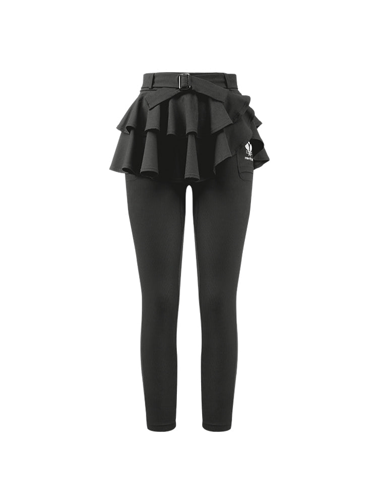 TAWANNA Leggings de cintura alta 7/8 - Gris