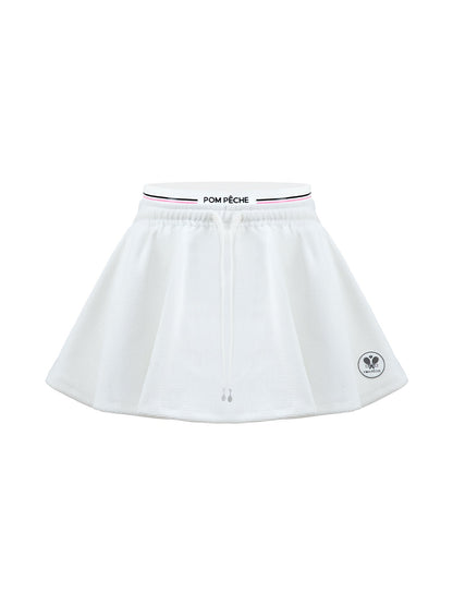 QUILLA Falda de tenis Flowy A-Line - Blanca