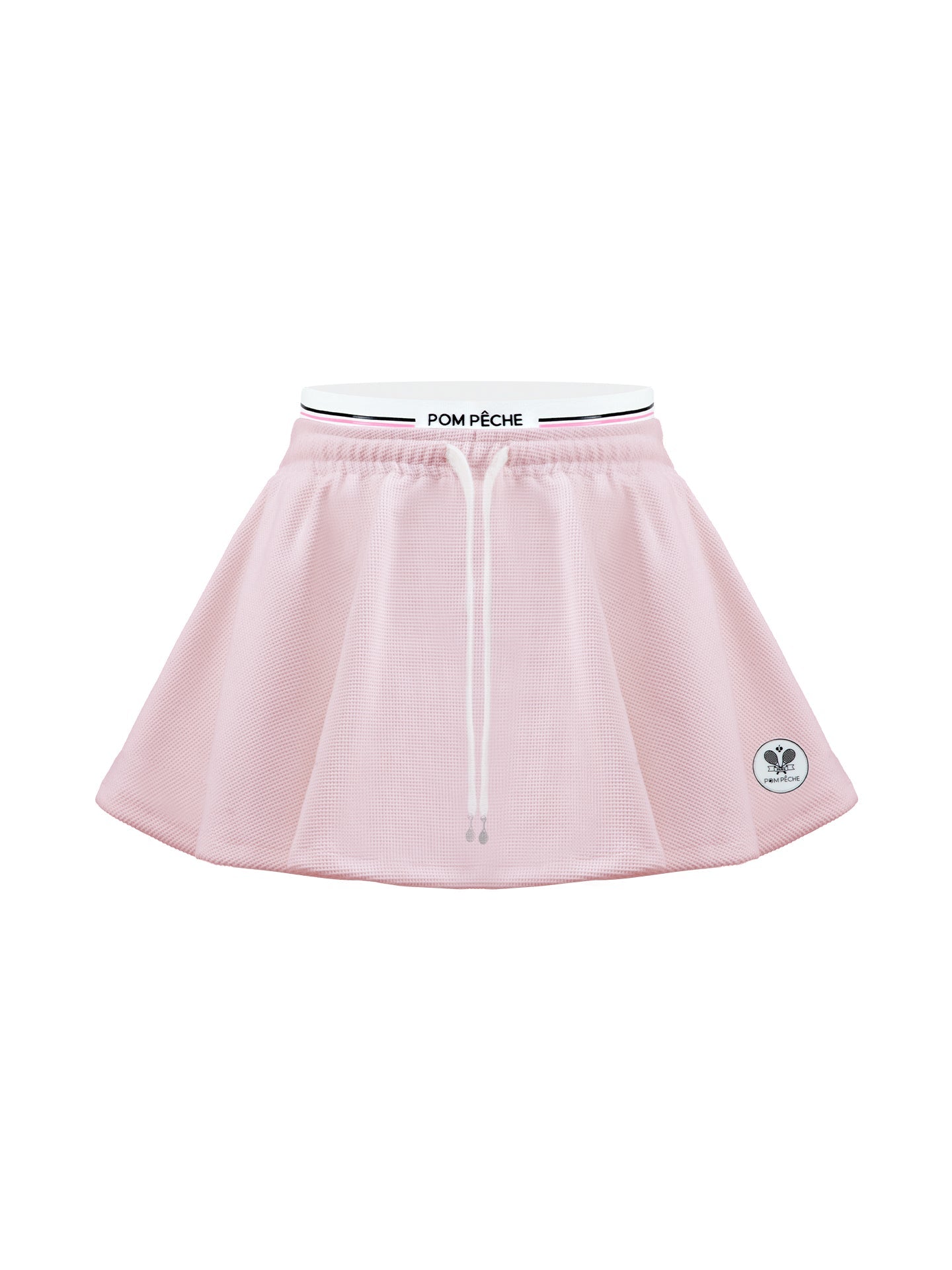 QADIRA Falda de tenis fluida de corte A - Rosa
