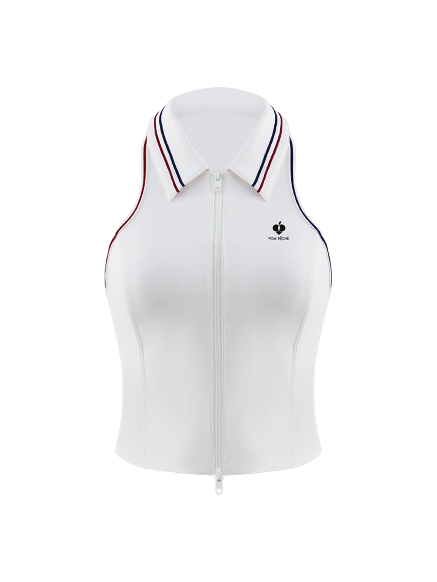 HARPER Edición limitada Top sin mangas con cremallera frontal