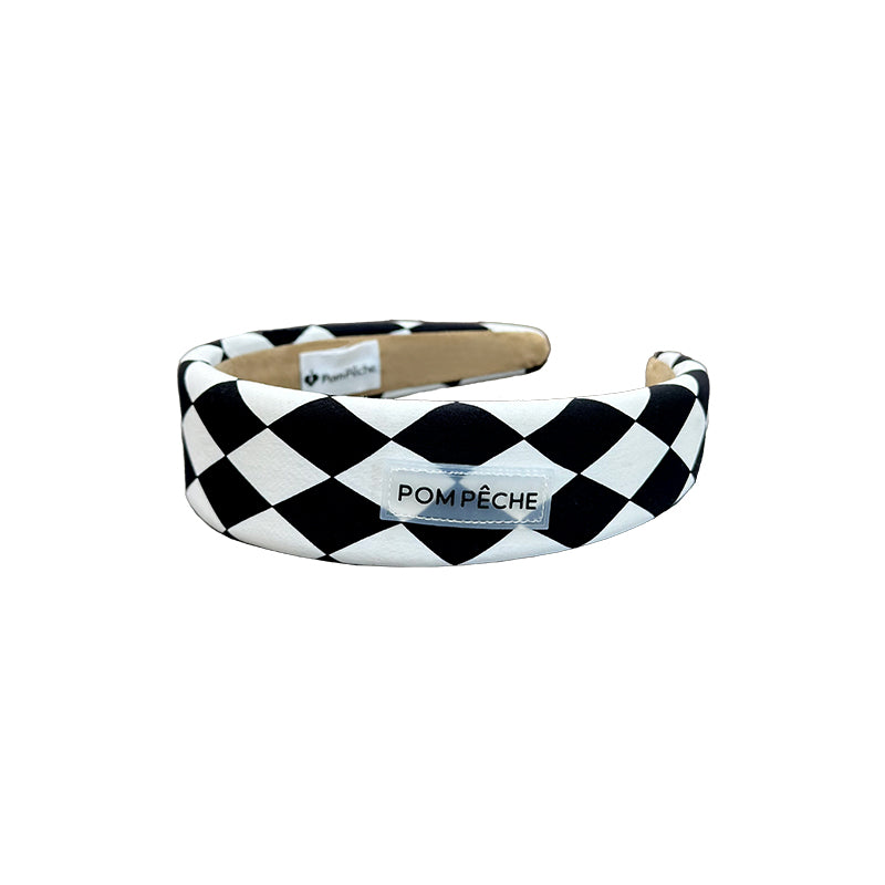 Black & White Diamond Hairband