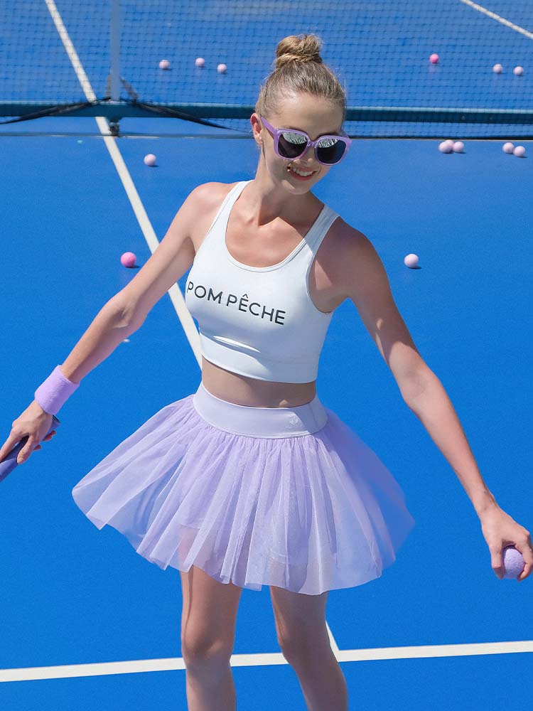 Carina cuello U Tank Top Blanco