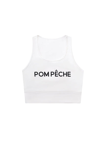 Carina cuello U Tank Top Blanco