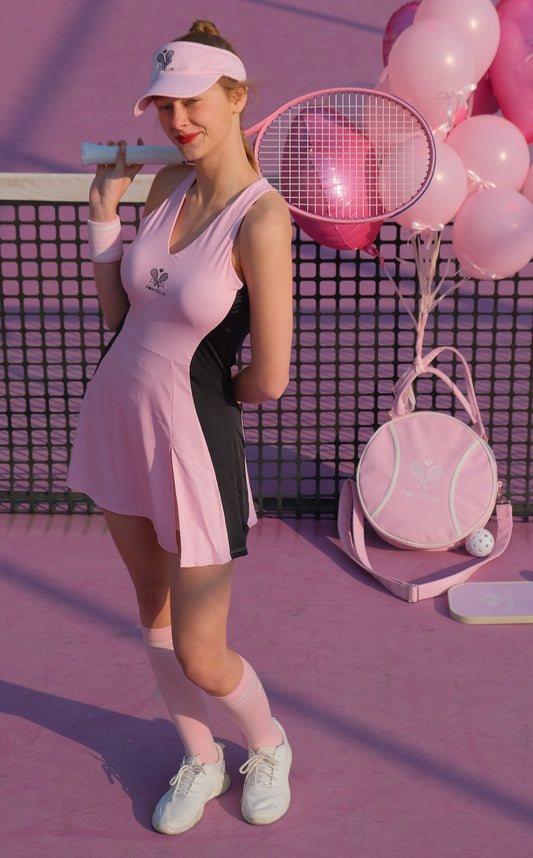 HERMOSA Vestido Deportivo Rosa Tipo V