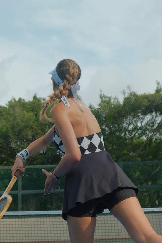 STEPHANIE Vestido cuadros Tipo V