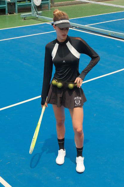 CHANNING Falda Pro Tenis Negra