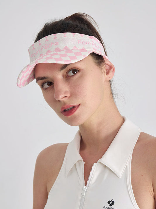 Diana Vicera Ajustable Blanca y Rosa de Cuadros