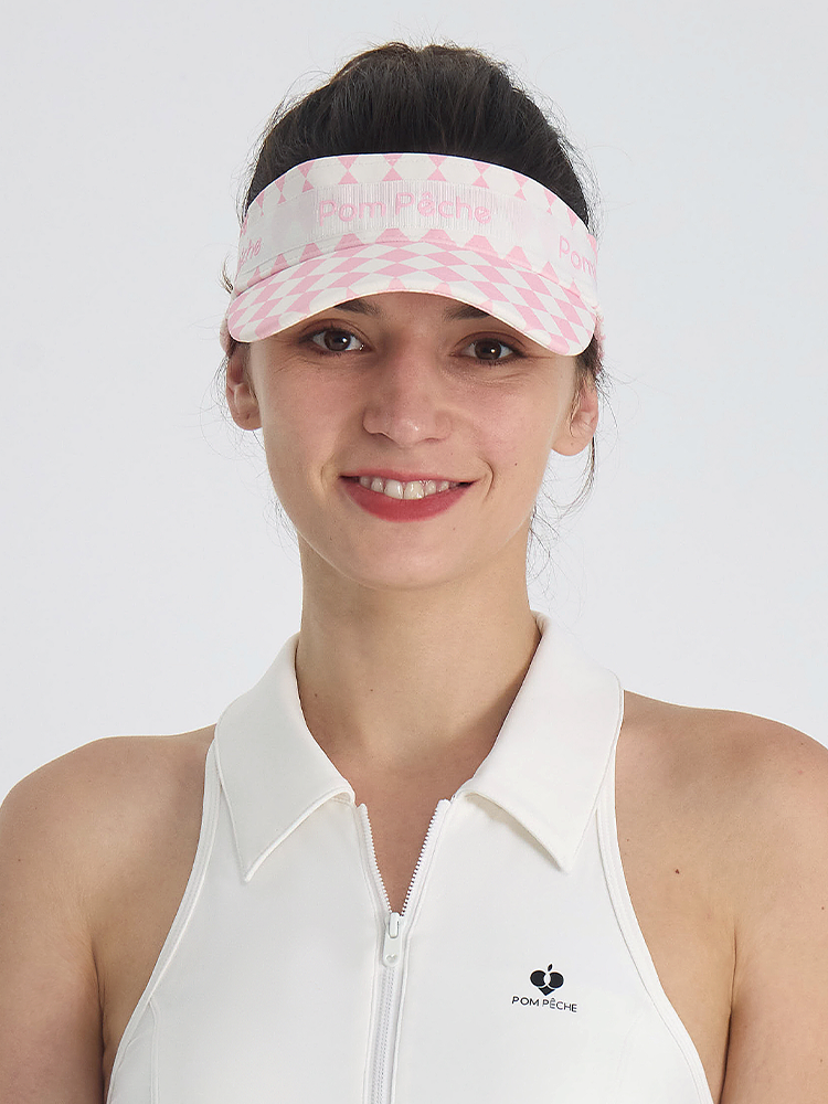 Diana Vicera Ajustable Blanca y Rosa de Cuadros