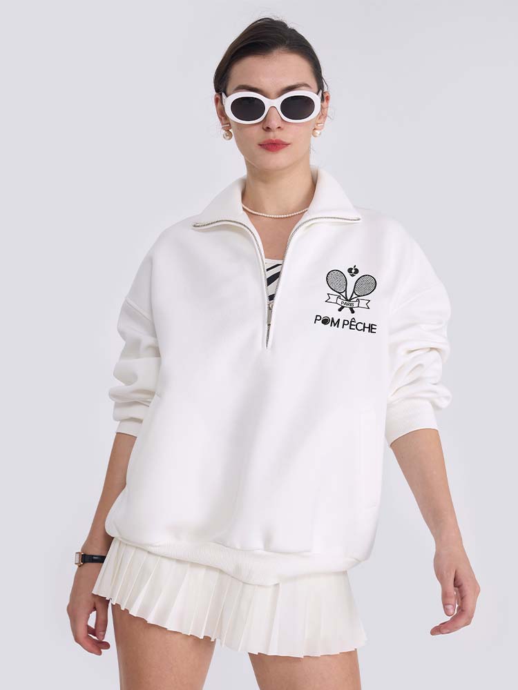 Fiala hoodie unisex Blanco
