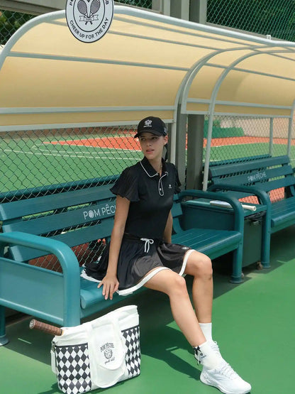 MALCOLM Ivy League Tennis Bag - Checkerboard