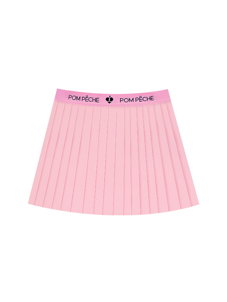 ROSE Falda Plisada Rosada 2 en 1